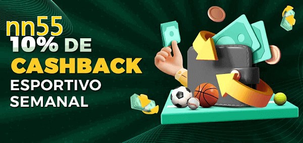 10% de bônus de cashback na nn55